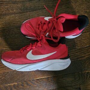 Nike Red and White Athletic Shoes